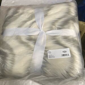 UGG Rosia mania multi fur throw blanket